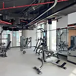 Chic Studio With Balcony & Skyline View L Pool & Gym